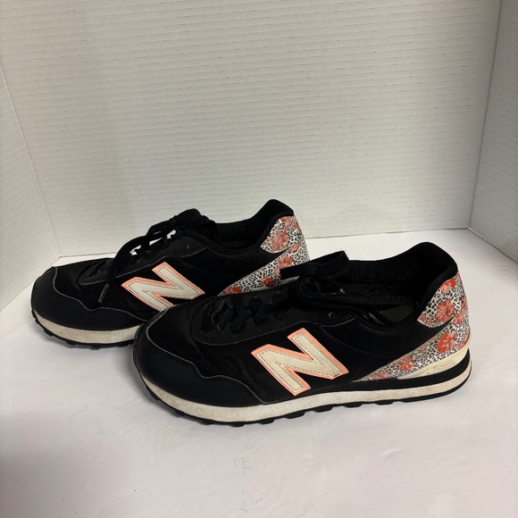 Womens New Balance 515 Running Sneaker Tropical Floral Black/Pink  Size 8 - Picture 1 of 11
